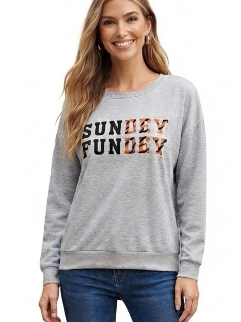 Light Gray Women's Sweatshirt